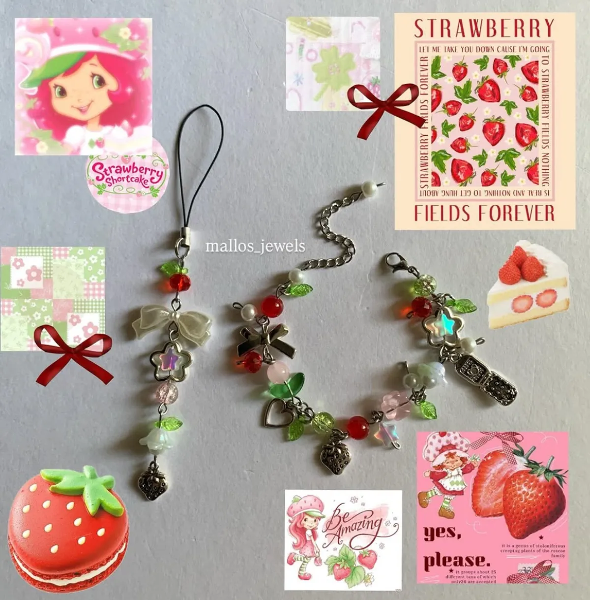 Strawberry Shortcake Bracelet