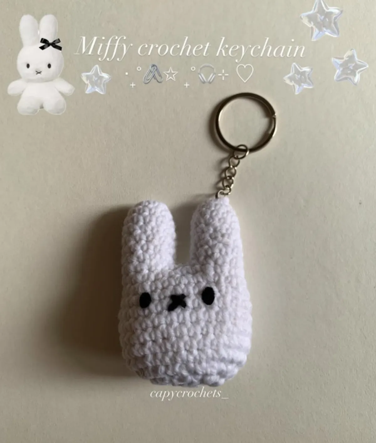 Miffey Head Keychain