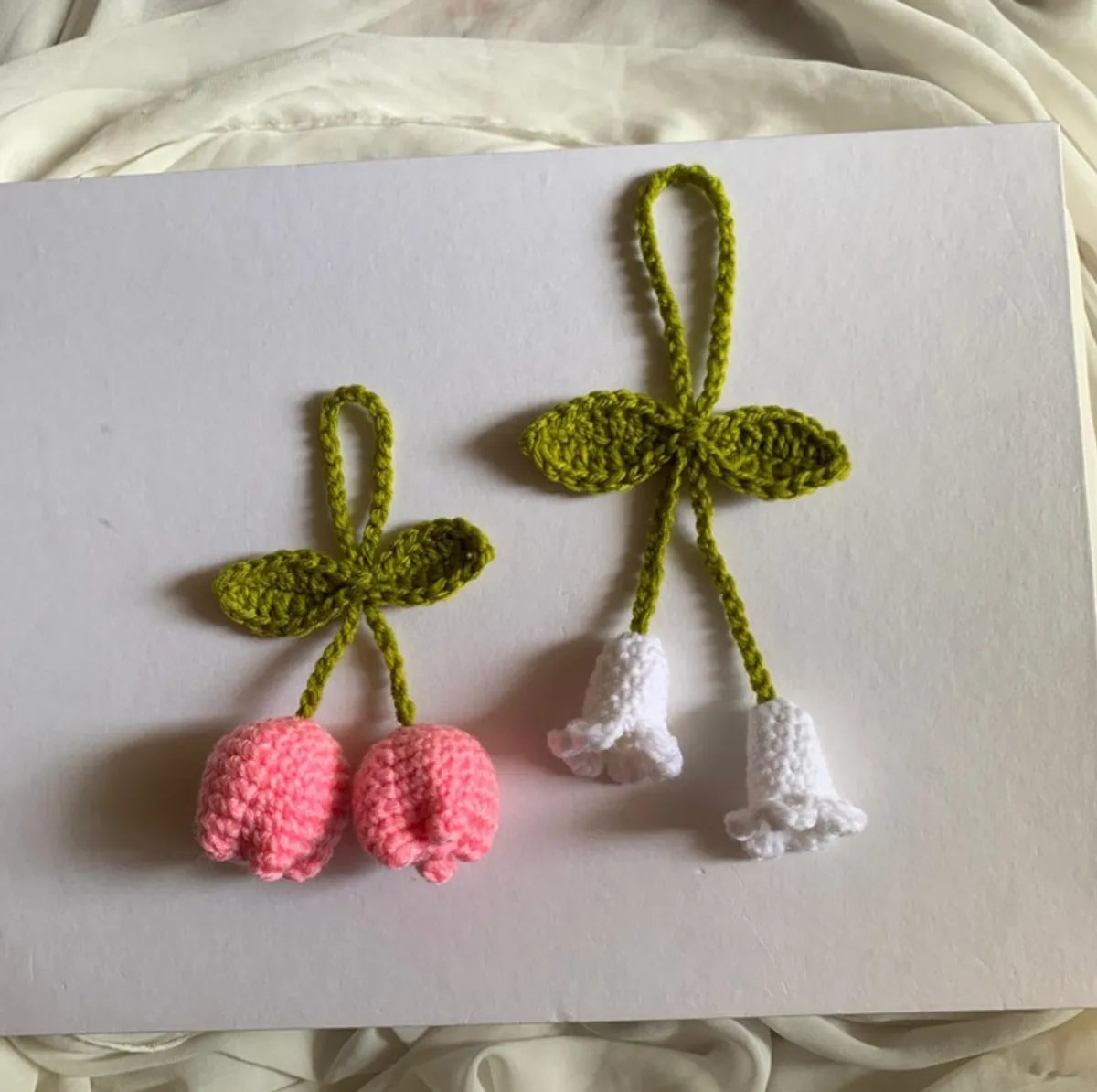 Tulips And Bell Flower Charms